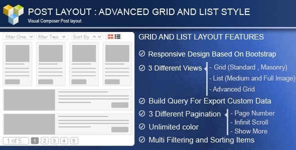 Advance Post Grid/List for Visual Composer v.5.0