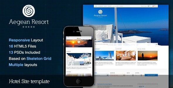 Aegean Resort v1.5.3 Hotel WordPress Theme – CSSIgniter