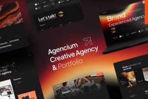 Agencium - 创意机构和作品集 WordPress 主题 1.0.16