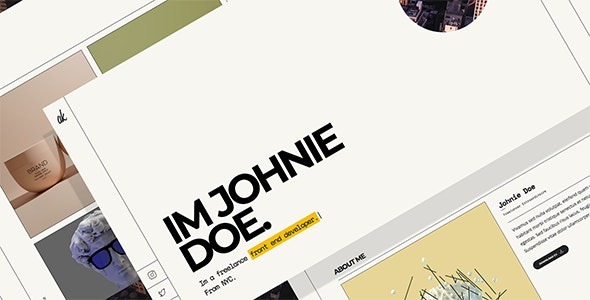 Akordian v1.2 Portfolio Personal WordPress Theme