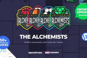 Alchemists 4.6.0 - 体育、电子竞技和游戏俱乐部及新闻 WordPress 主题