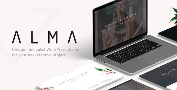 Alma v2.4.2 Minimalist Multi-Use WordPress Theme
