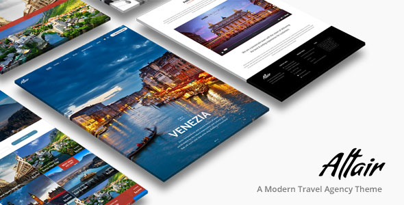 Altair v5.2.2 Travel Agency WordPress Theme