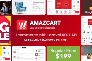 AmazCart v5.1.1 Laravel Ecommerce System CMS [Activated]