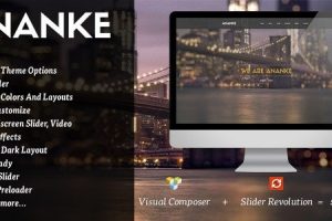 Ananke (v3.9.13) One Page Parallax WordPress Theme