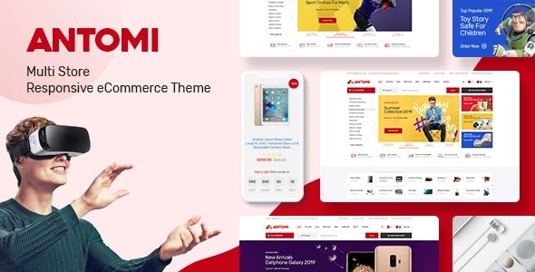 Antomi (v1.0.6) Multipurpose Theme for WooCommerce WordPress
