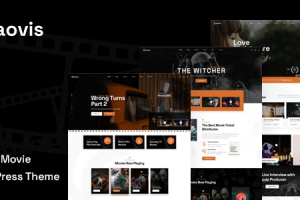 Aovis (v1.1.3) Booking Movie Tickets WordPress Theme