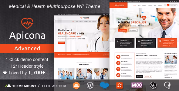 Apicona – Health & Medical WordPress Theme v22.6.0