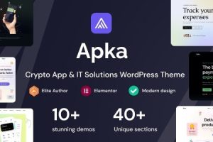 Apka (v1.13) App Landing Page WordPress Theme