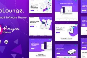 AppLounge v1.2.4 Multipurpose SaaS WordPress Theme