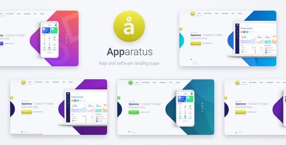 Apparatus v5.2.0 A Multi-Purpose One-Page Portfolio and App Landing Theme