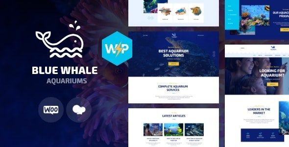 Aqualots v1.1.5 Aquarium Installation and Maintanance Services WordPress Theme