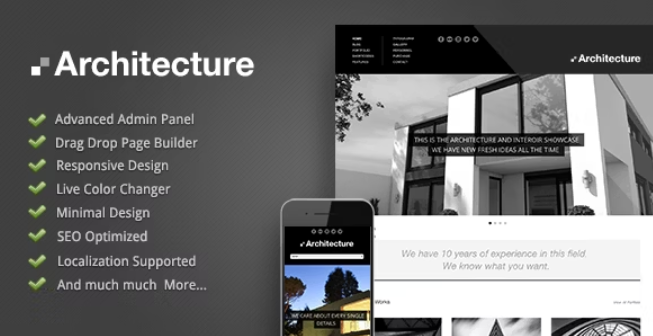 Architecture v1.2.3 WordPress Theme
