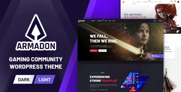 Armadon v1.2.0 Gaming Community WordPress Theme