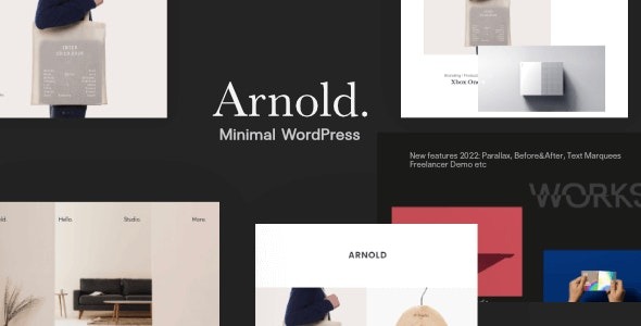 Arnold v.2.5.0 Minimal Portfolio Theme