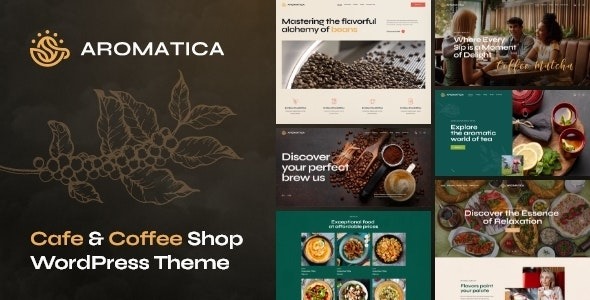 Aromatica (v1.2) Cafe & Coffee Shop WordPress Theme