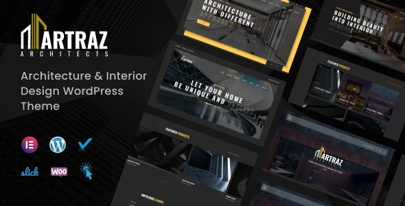 Artraz v1.0.0 Architecture and Interior Design WordPress Theme