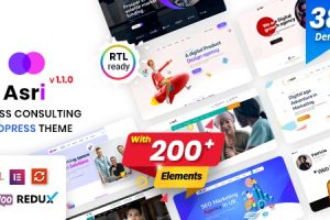 Asri (v1.1.4) Multipurpose Business Consulting WordPress
