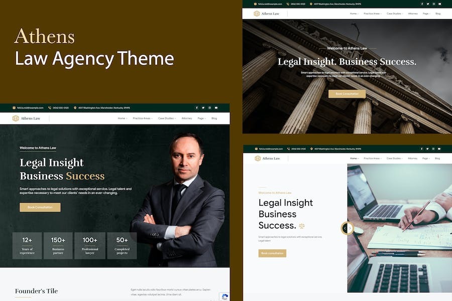 Athens v1.0.7 – Law Agency WordPress Theme