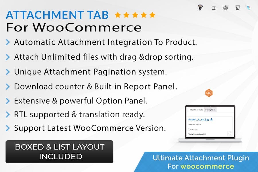 Attachment Tab For Woocommerce v1.2.7