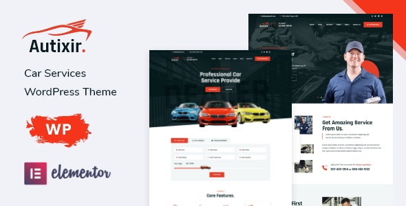 Autixir v1.0.2 Car Services Elementor WordPress Theme