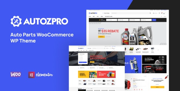 Autozpro (v1.0.10) Auto Parts WooCommerce WordPress Theme