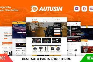 Autusin - v2.8.5 汽车零部件和汽车配件商店 Elementor WooCommerce WordPress 主题