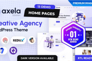 Axela (v1.1.6) Creative Agency WordPress Theme