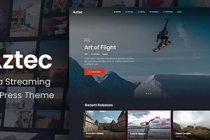 Aztec (v3.8) Video Streaming & Membership WordPress Theme