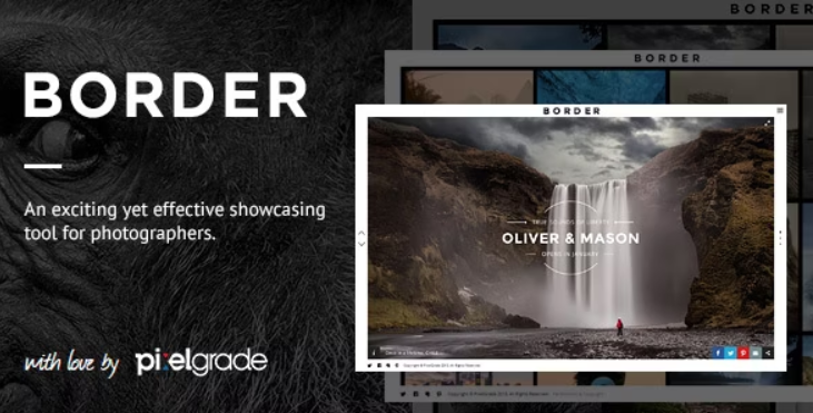 BORDER A Delightful Photography WordPress Theme v1.9.3
