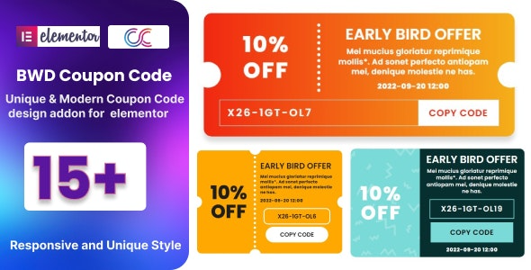 BWD Coupon Code for Elementor v1.0