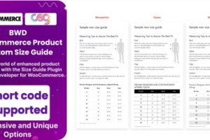 BWD Product Custom Size Guide For WooCommerce 1.3