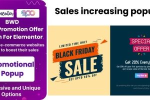 BWD Sales Promotion Offer Addon for Elementor v1.6