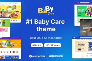 BabyCare (v1.2.9) Kids Store WooCommerce WordPress Theme
