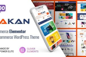 Bakan (v1.4.11) eCommerce Elementor WooCommerce WordPress Theme