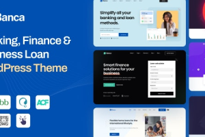 Banca (v1.9.3) Banking, Finance & Business Loan WordPress Theme