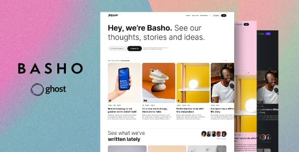 Basho v2.3.1 – Multipurpose Ghost Blog Theme