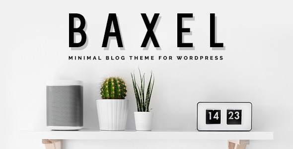 Baxel v5.0.7 Minimal Blog Theme for WordPress Theme