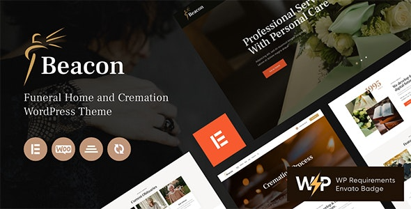 Beacon (v2.14) Funeral Home Services & Cremation Parlor WordPress Theme