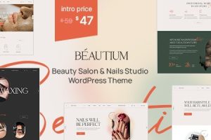 Beautium | 美容院和美甲 WordPress 主题 1.0.13