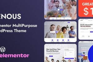 Benous (v1.4) Elementor MultiPurpose WordPress Theme