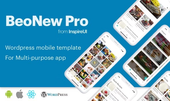 BeoNews Pro v4.3.0 React Native mobile app for WordPress