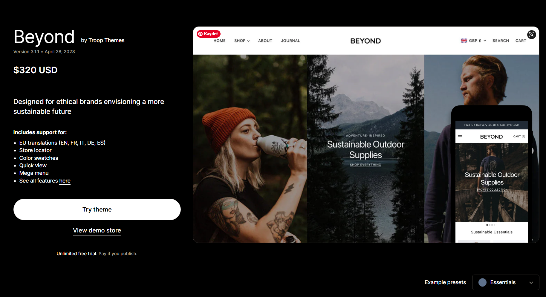 Beyond Shopify Theme v2.6.5