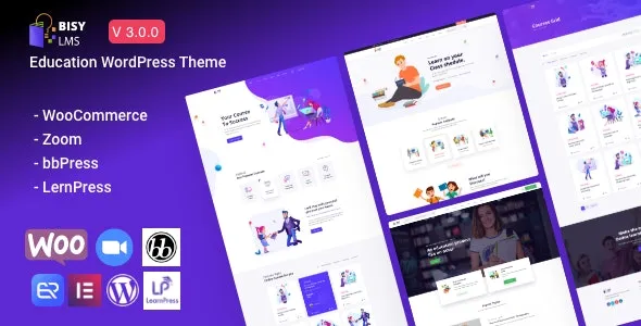 Bisy v2.7.0 – Education WordPress Theme