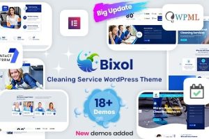 Bixol v1.7.0 Cleaning Services WordPress