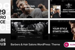 BladeHub (v1.0.11) Barber Shop & Hairdressers WordPress Theme [Activated]