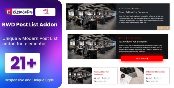 Blog Post List For Elementor v1.0