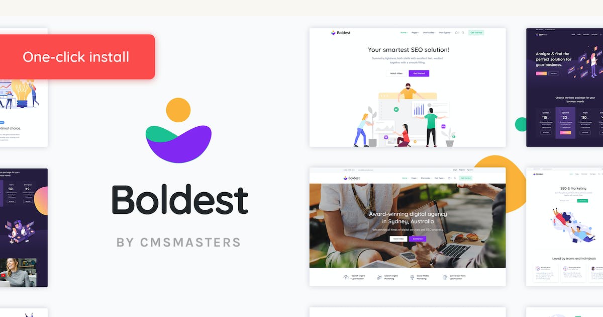 Boldest (v1.0.9) Consulting and Marketing Agency Theme