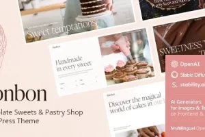 Bonbon v1.2.0 Chocolate Sweets & Pastry Theme