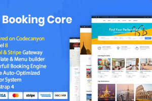 Booking Core v3.6.2 (Razorpay and Paypal Pro included) – Ultimate Booking System